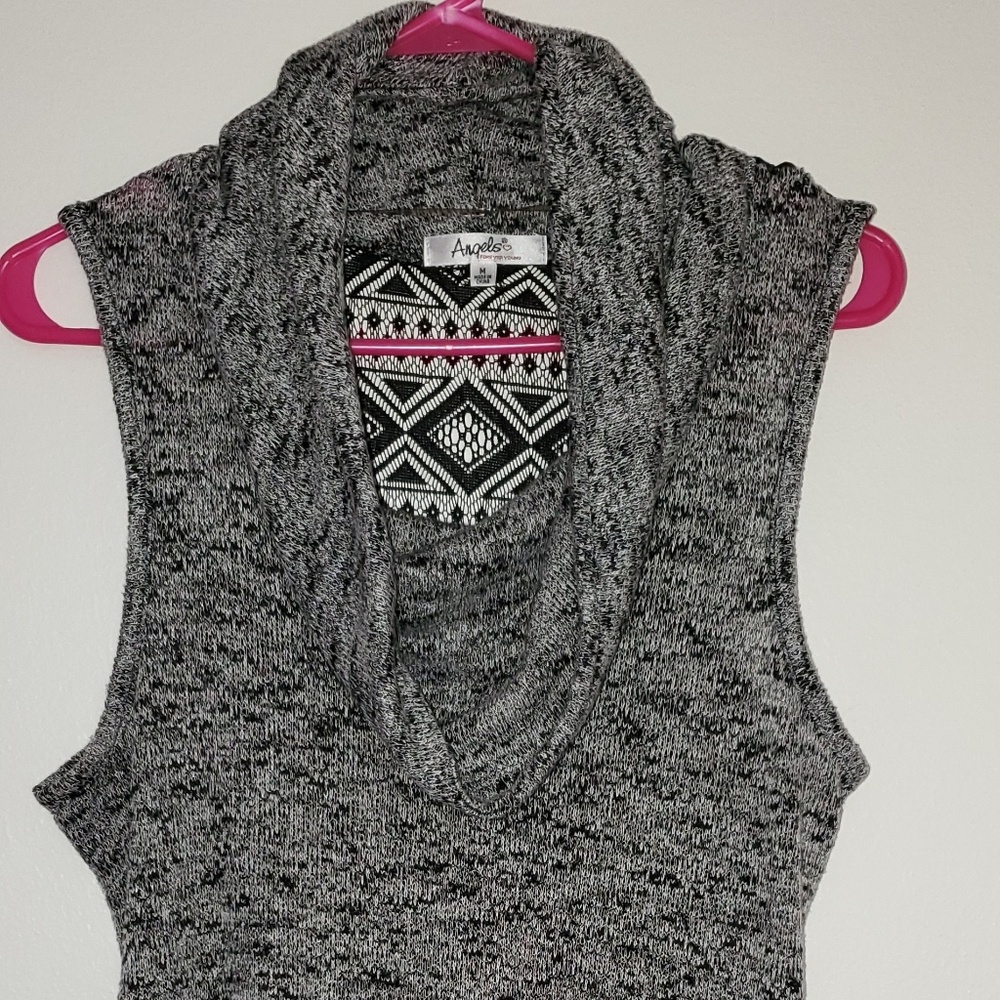 Cowlneck sweater tank